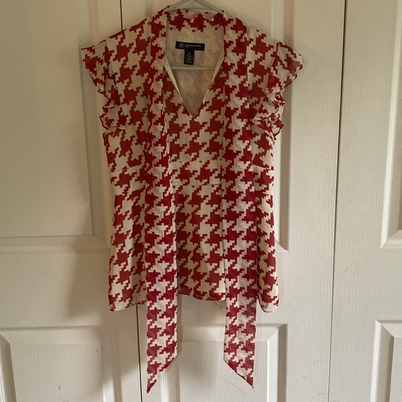 INC 6P Women’s herring bone fitted blouse - Picture 2 of 6